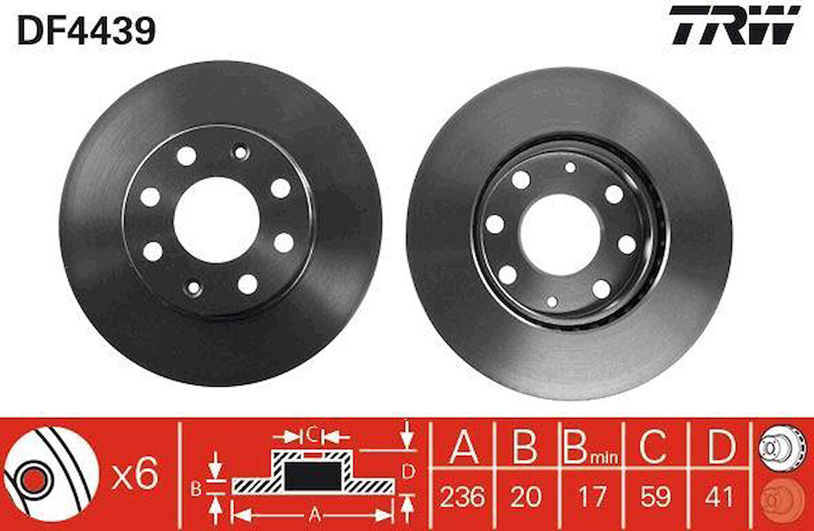 ÖN FREN AYNASI CORSA B-ASTRA F-VECTRA A-ASCONA C-COMBO B 94-01 AVEO-KALOS 03 246x19.9x4DLxHAVALI 90511111-93182291-93281952