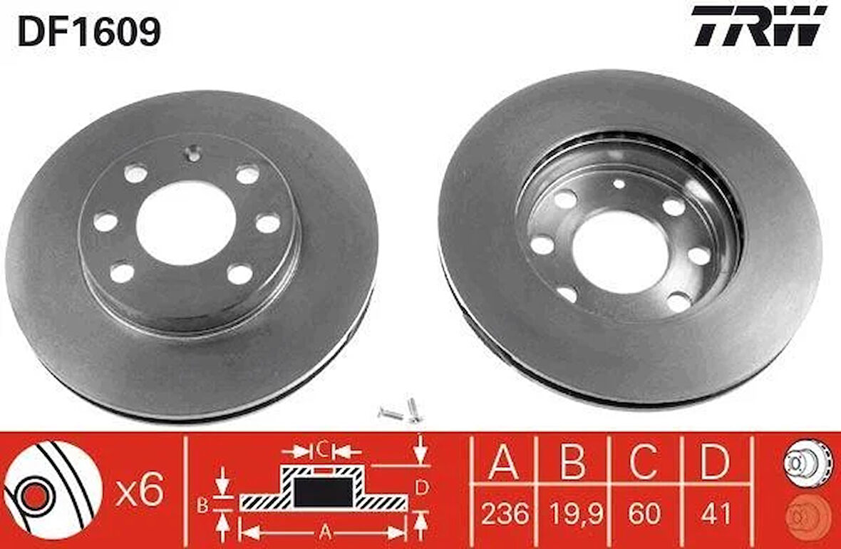 ÖN FREN AYNASI CORSA B-ASTRA F-VECTRA A-ASCONA C-COMBO B 94-01 AVEO-KALOS 03 236x19.9x4DLxHAVALI 90511111-93182291-93281952