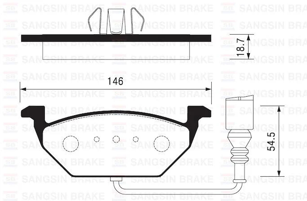 ÖN FREN BALATA FİŞLİ AUDI A3 00- / SEAT IBIZA IV. V 02- / LEON 99- / SKODA FABIA 99- / OCTAVIA 99- / ROOMSTER 06- / VW BORA 98-05 / GOLF IV.V.VI 98- / JETTA 08- / CADDY III 04- / POLO 02-10