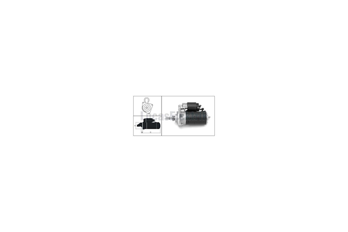 MARS MOTORU 12V 1.4KW 11 DIS NIVA 1700 SAMARA