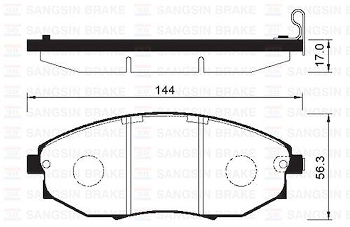 ÖN FREN BALATA CHEVROLET EPICA 2.0L 2.5L 06-