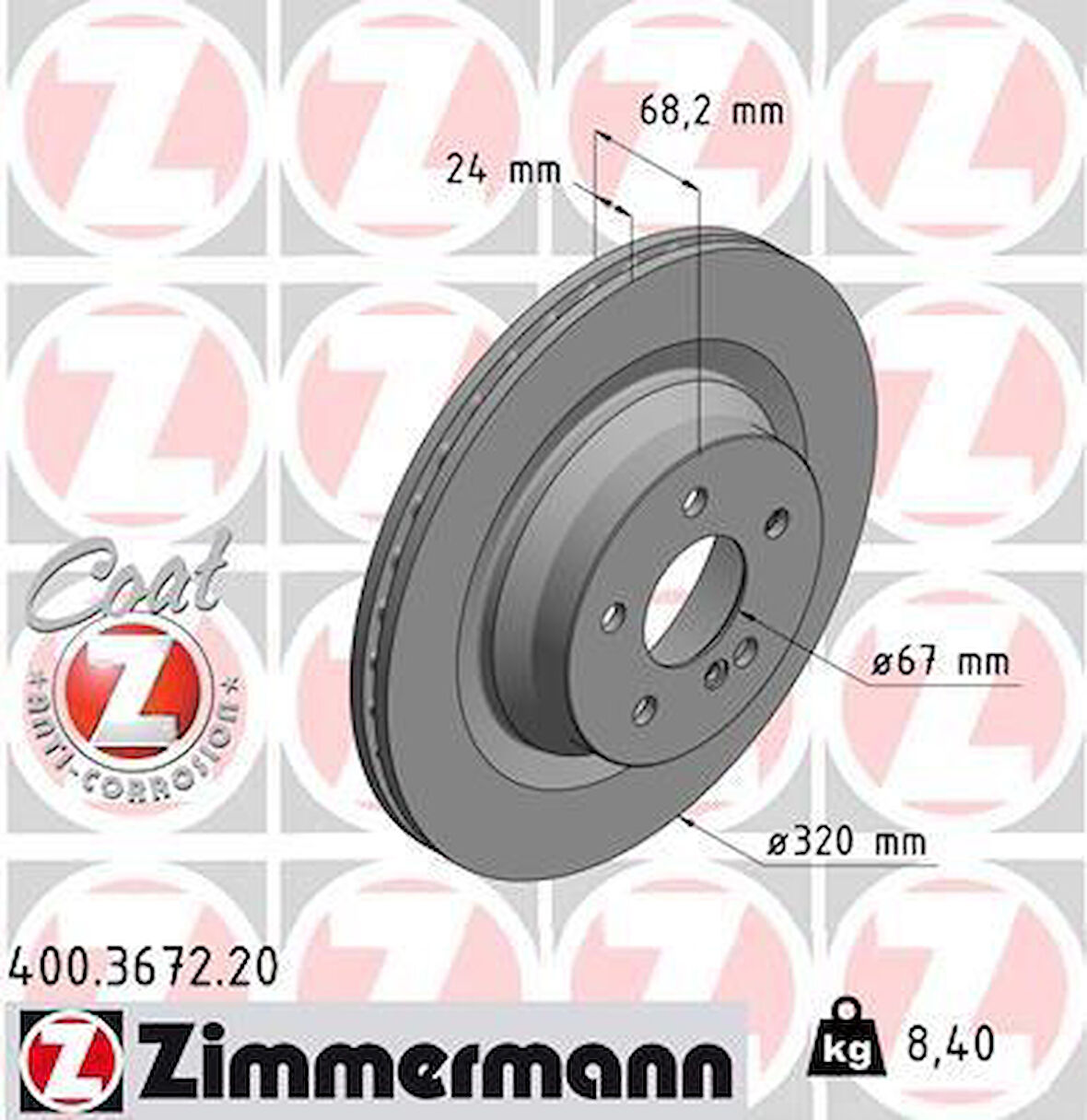 FREN DISKI ARKA MERCEDES C218 W211 W212 S212