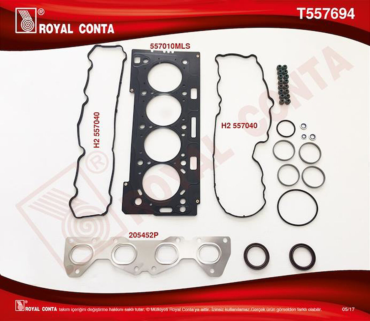 ÜST TAKIM CONTASI SKT KEÇELİ REINZ S.LASTİKLİ P206-P207-P307-P308 1.6 16V TU5JP4