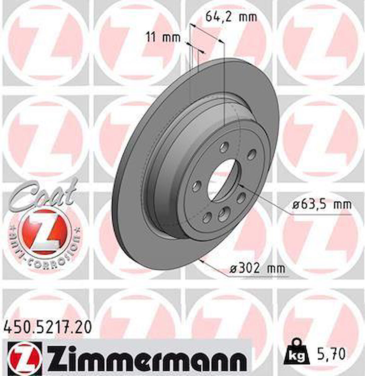 FREN DISKI ARKA FREELANDER 2 L359 06 14 DH000001