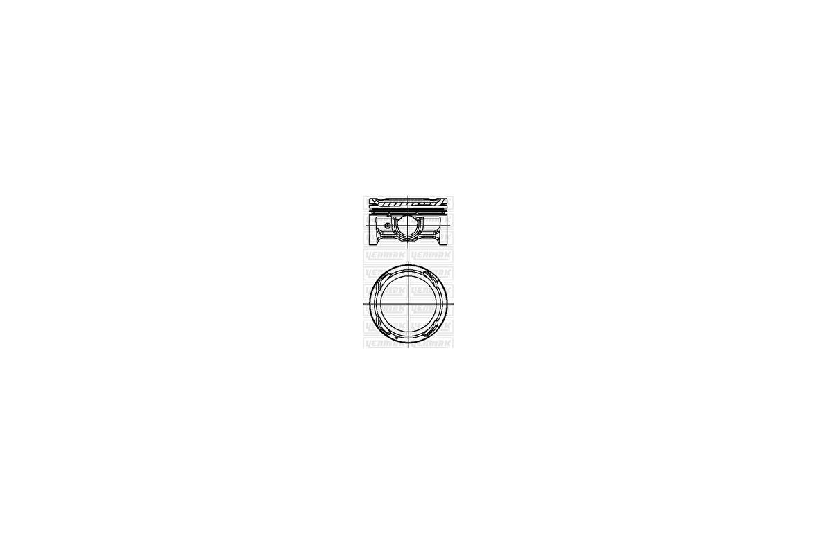 PISTON SEGMAN STD ACCENT BLUE/I20 11- 1.4 BENZINLI 72 MM G4LC 6 ILERI