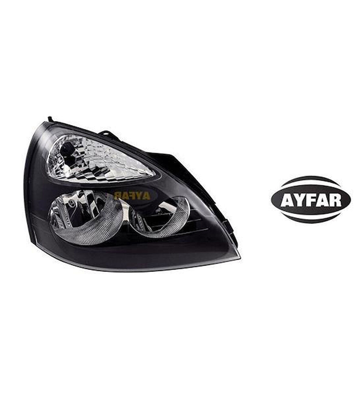 FAR SİNYAL SAĞ CLIO II-SYMBOL II 04 ELEKTRİKLİ H7 H1 SİYAH KAPAKLI MAKO TİPİ