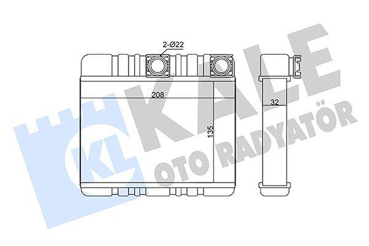 KALORIFER RADYATORU BMW E46 98 05 E83 06 11