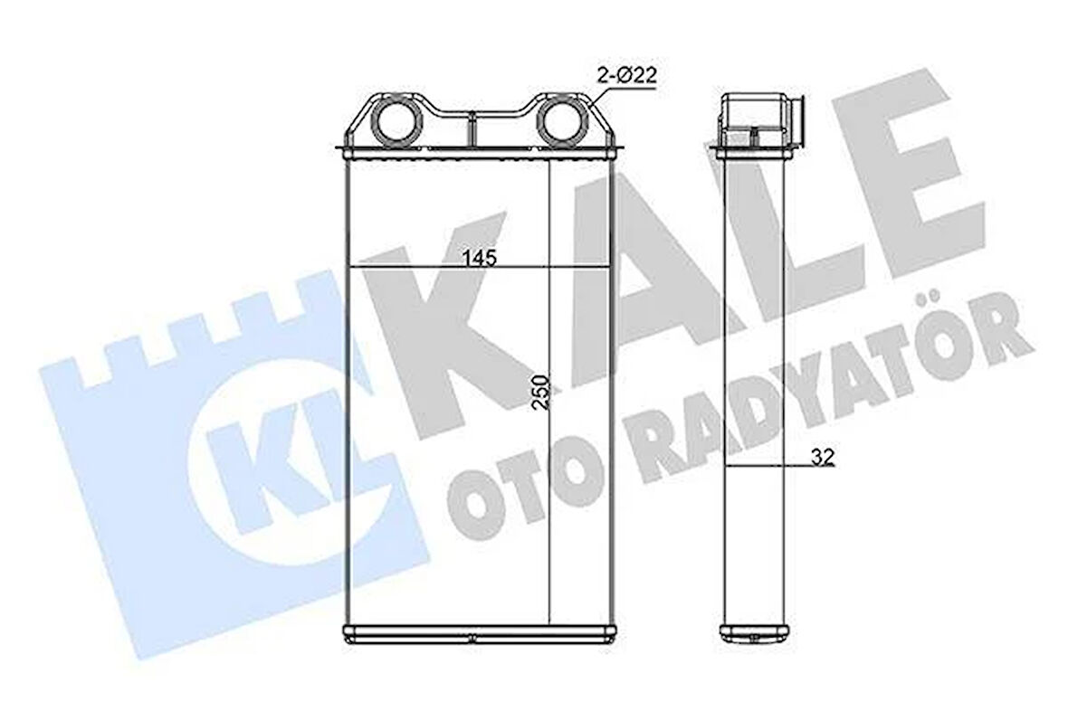 KALORİFER RADYATÖRÜ TRAFFIC II-VIVARO 06 265x149
