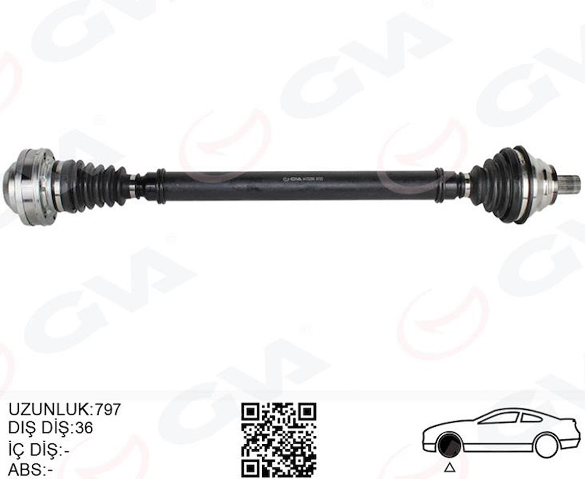 KOMPLE AKS ÖN SAĞ GOLF5-GOLF6-PASSAT-JETTA 2.0 TDİ 04-13 BKP-BKD-CFFB 2.0 TDİ