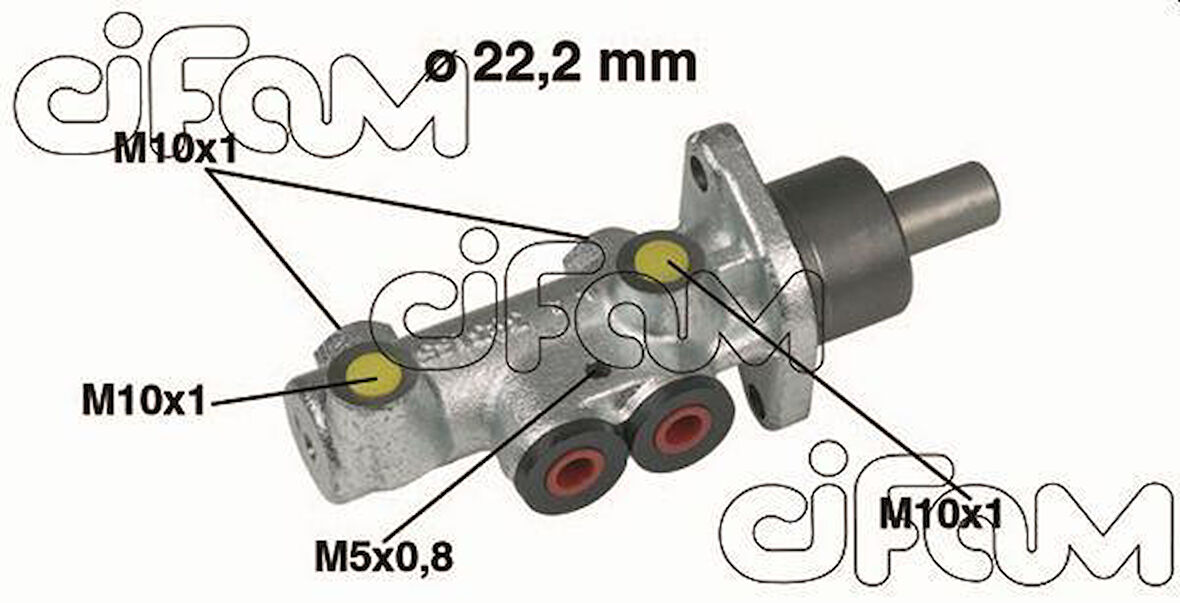 FREN ANA MERKEZİ FIAT DOBLO 01 1.2 1.3 1.6 1.9D ABS SİZ 22mm
