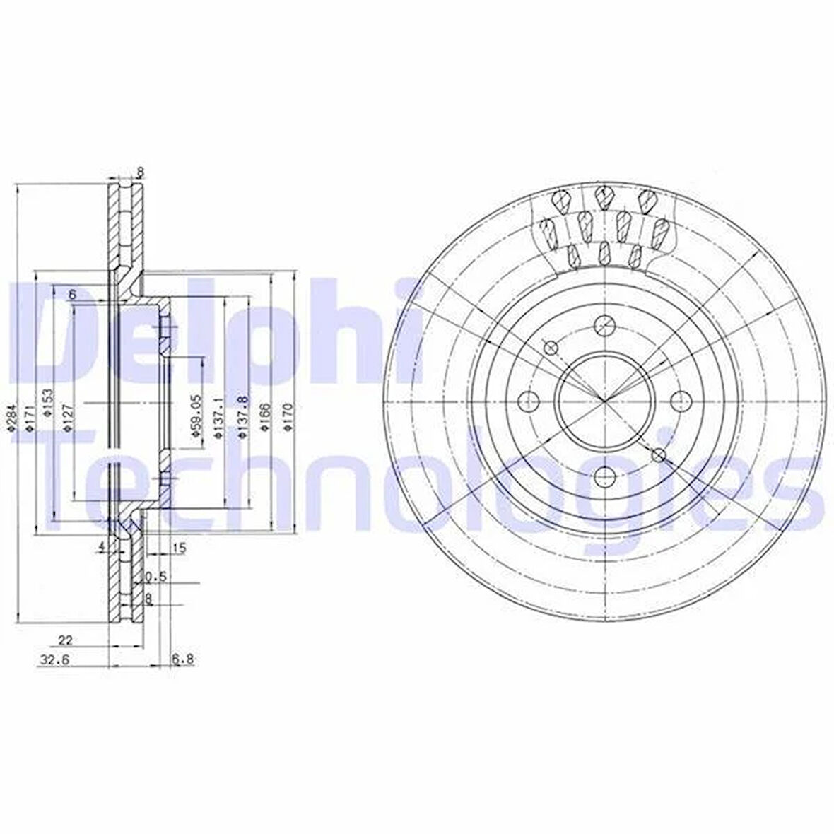 ON FREN DISKI FIAT TIPO 91 95 PUNTO 99 12 COUPE 96 00 ALFA ROMEO 146 95 01 145 95 01 LANCIA DELTA II 93 99 DEDRA 91 99
