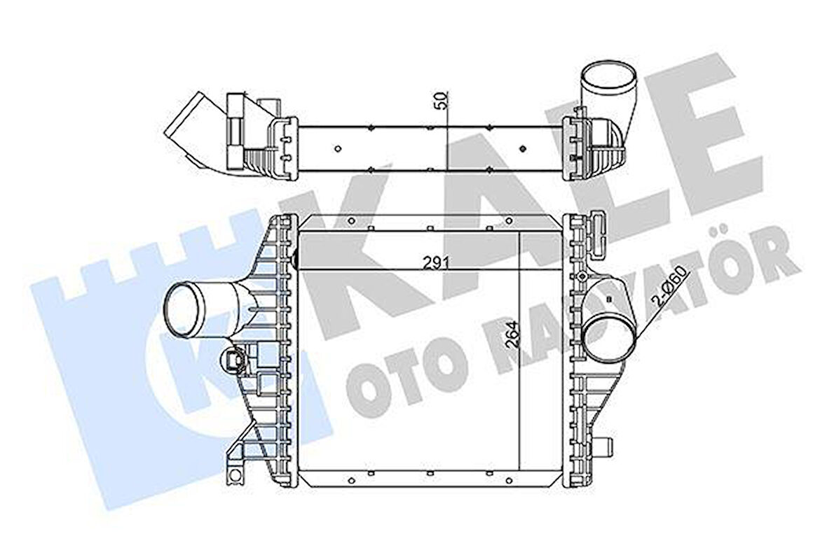 TURBOSARJ RADYATORU MERCEDES VITO W638 97 03