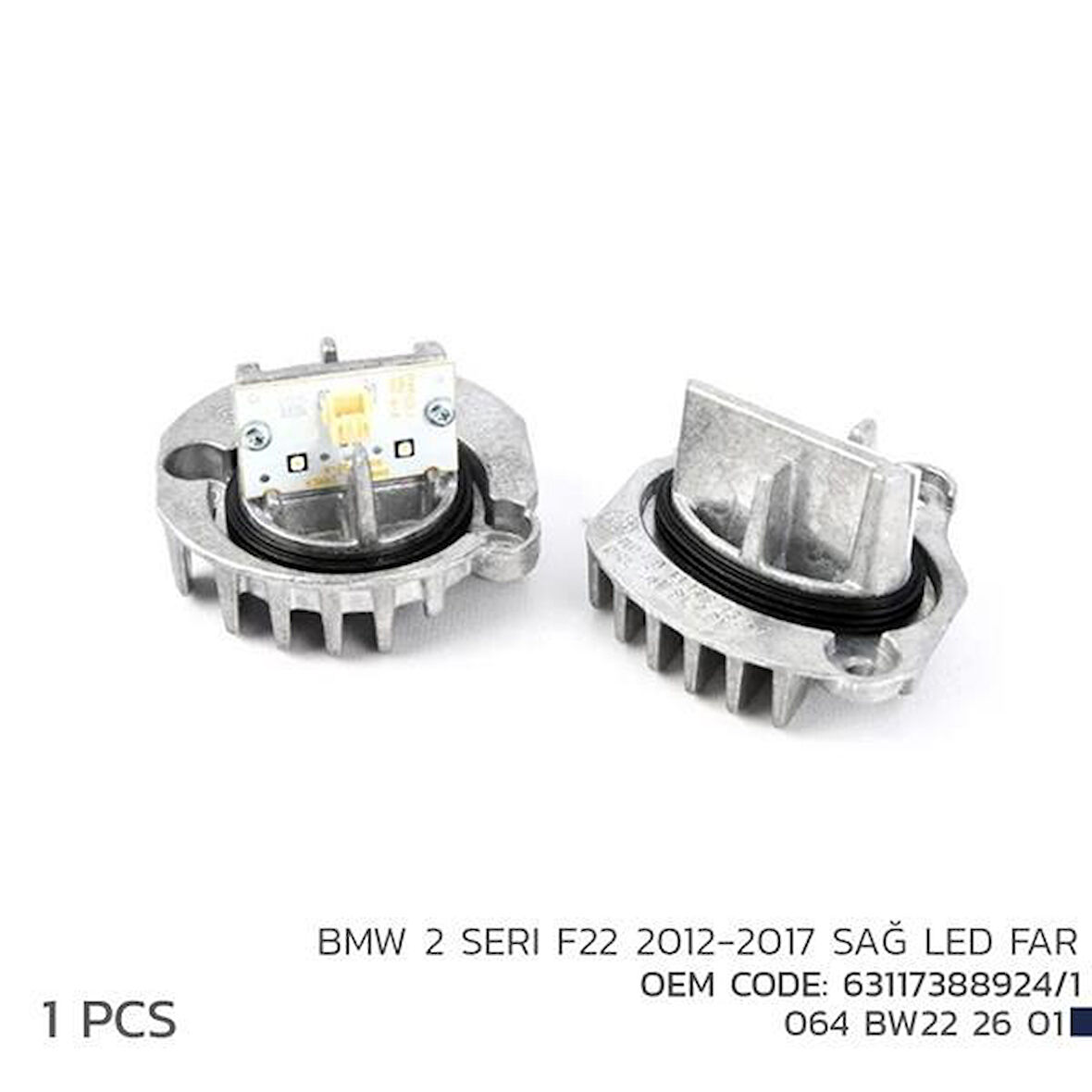 BMW 2 F22 2012-2017 SAĞ LED FAR MODL 63117388924/1