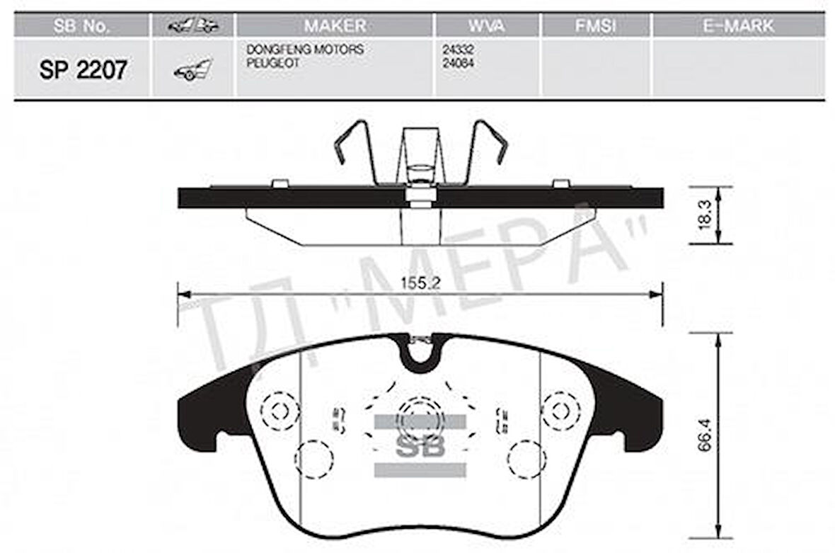ÖN FREN BALATA CITROEN C5 08- / PEUGEOT 407. 508 09- / JAGUAR S-TYPE 99-07 / XF 08-