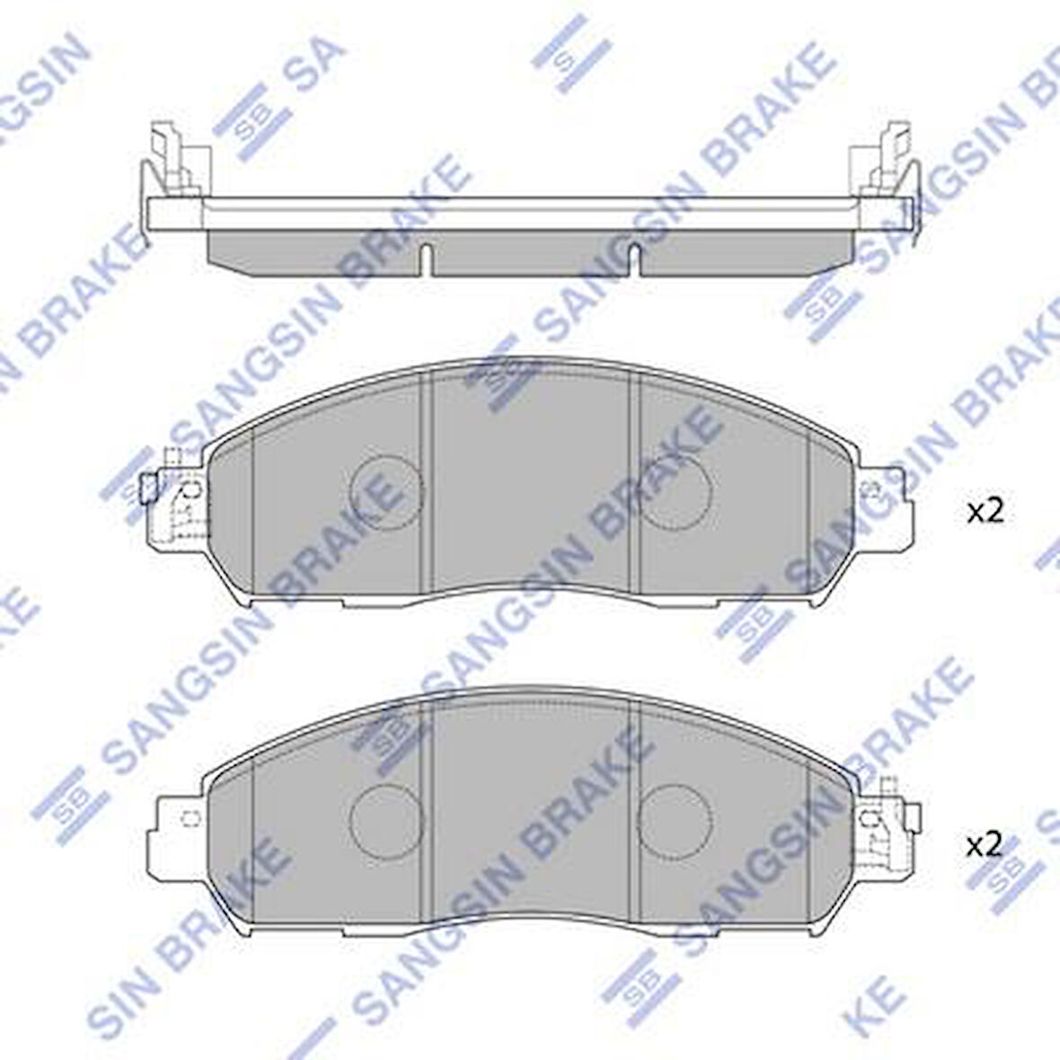 ÖN FREN BALATA NISSAN NAVARA 2.3L YS23 D23 16-