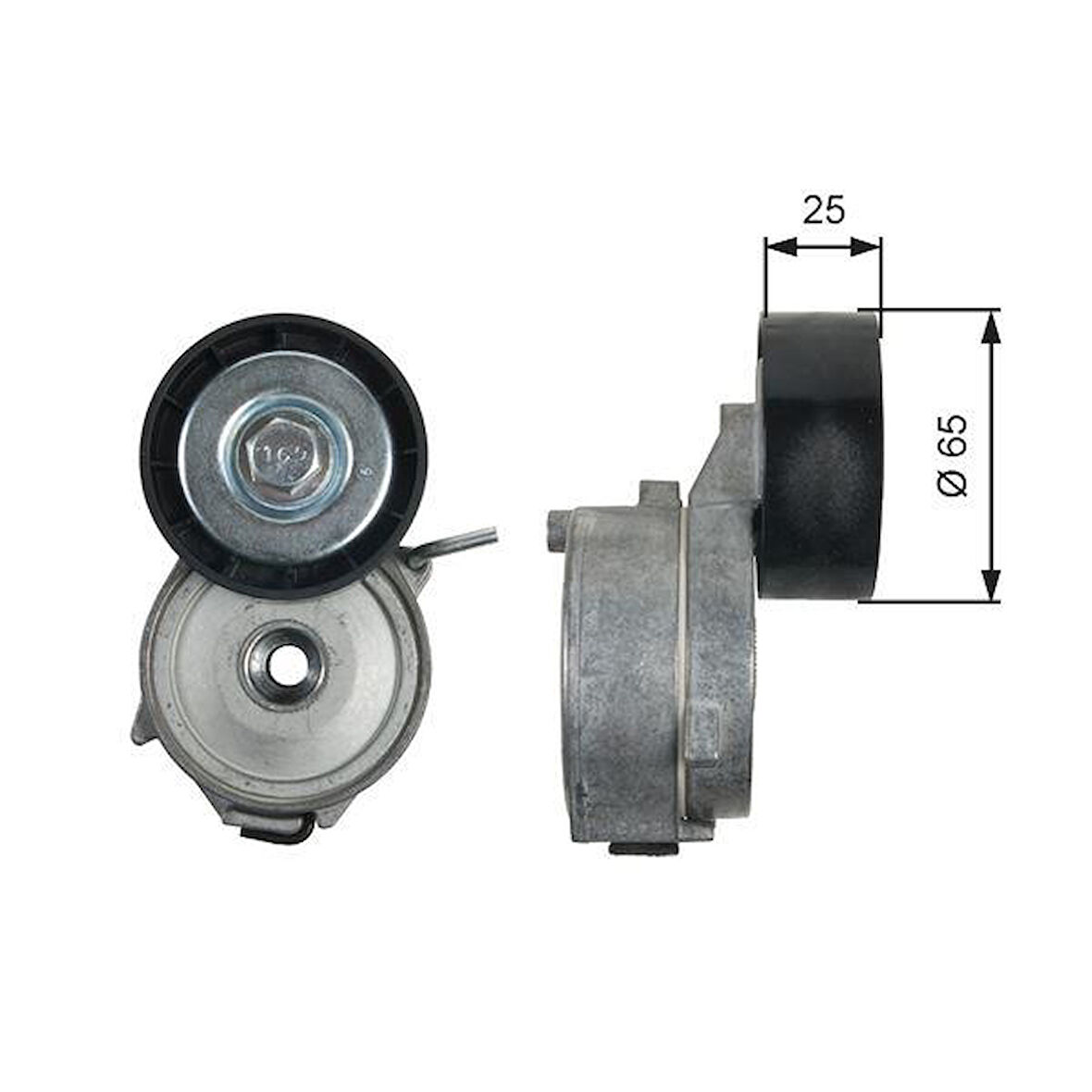 ALTERNATÖR GERGİ RULMANI VOLVO S80 2.0TDİ 08 V70 2.0D-FREELANDER 2.2 06 C5 2.2 MONDEO 2.0TDCİ 07 9653197280-C2Z16647-1345A034-1613840780-5751F5-5751G0