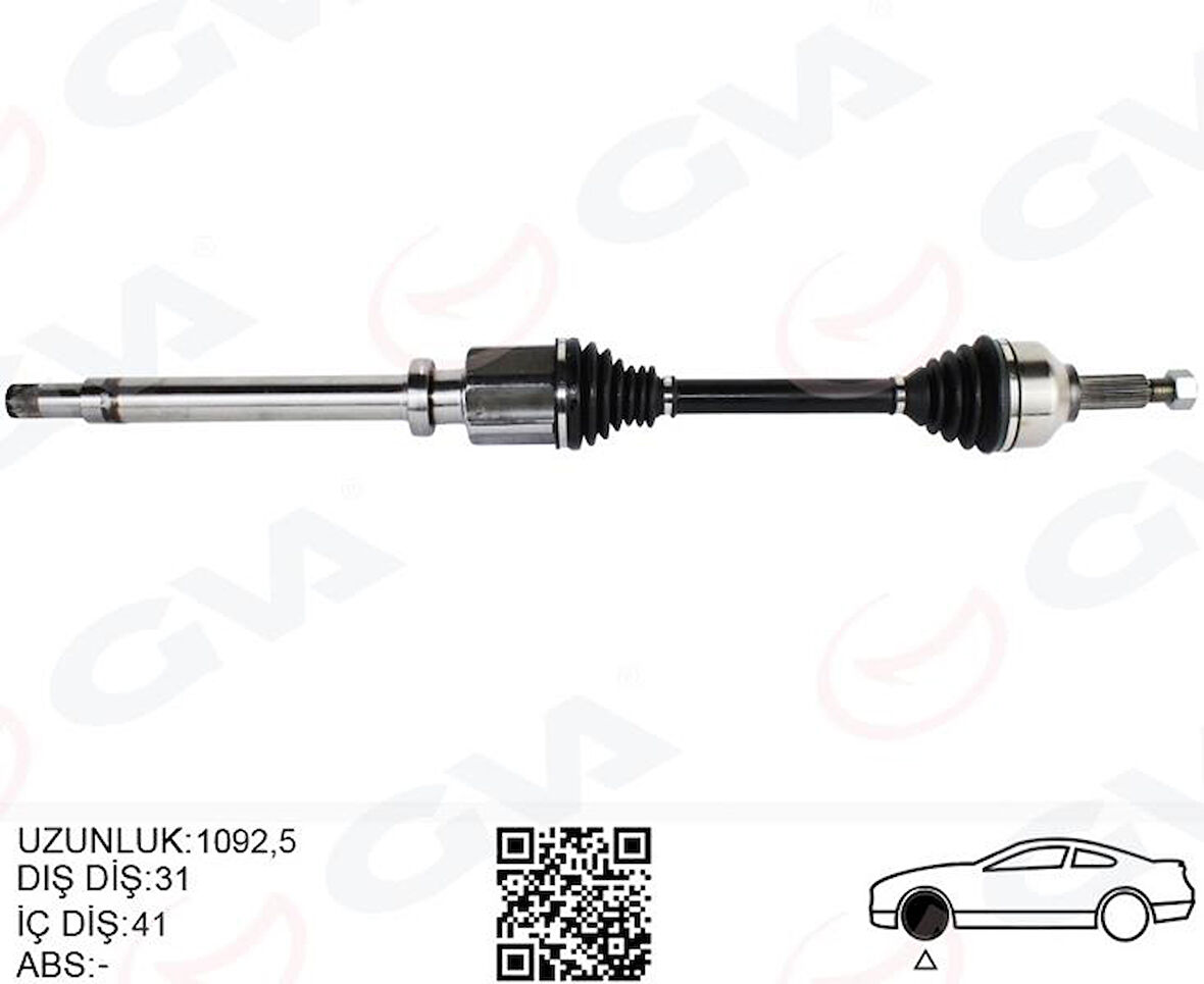 ON AKS KOMPLE SAĞ TOURNEO CUSTOM 2.2 TDCİ-2.0TDCİ 155HP UZUN ŞASE 12 KK213B436BA