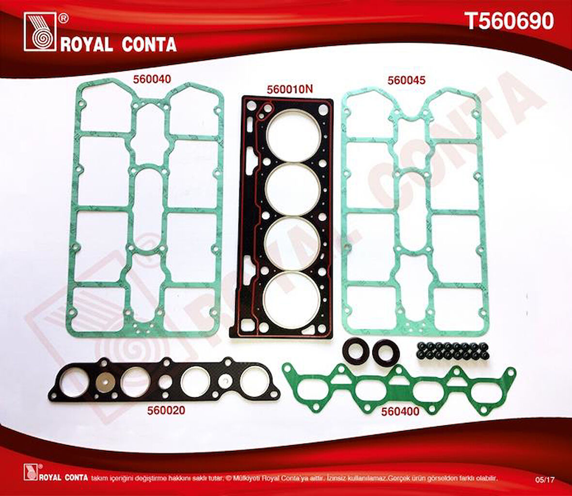 ÜST TAKIM CONTASI SKC KEÇE SUBAP LAS RENAULT MEGANE I 2.0 16V F7R