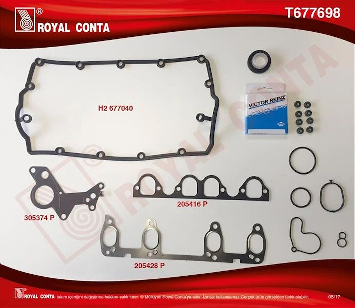 ÜST TAKIM CONTA BORA-CADDYIII-GOLF4-5 PASSAT-POLO-T5 1.9 TDI ASZ BXE AVF AVB AWX AXB BJB BXE BDJ