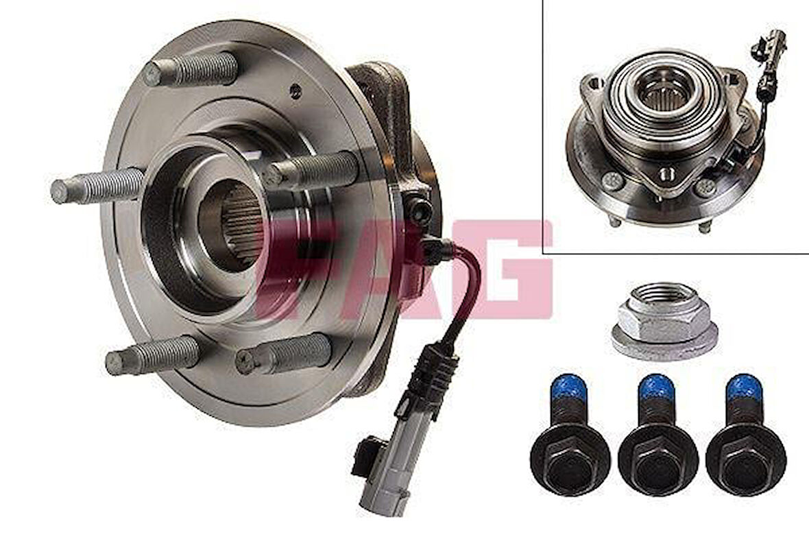 ÖN TEKER PORYASI RULMANLI KİT CHEVROLET CAPTIVA 2.0 D 06-12 ABS Lİ 5 BİJON