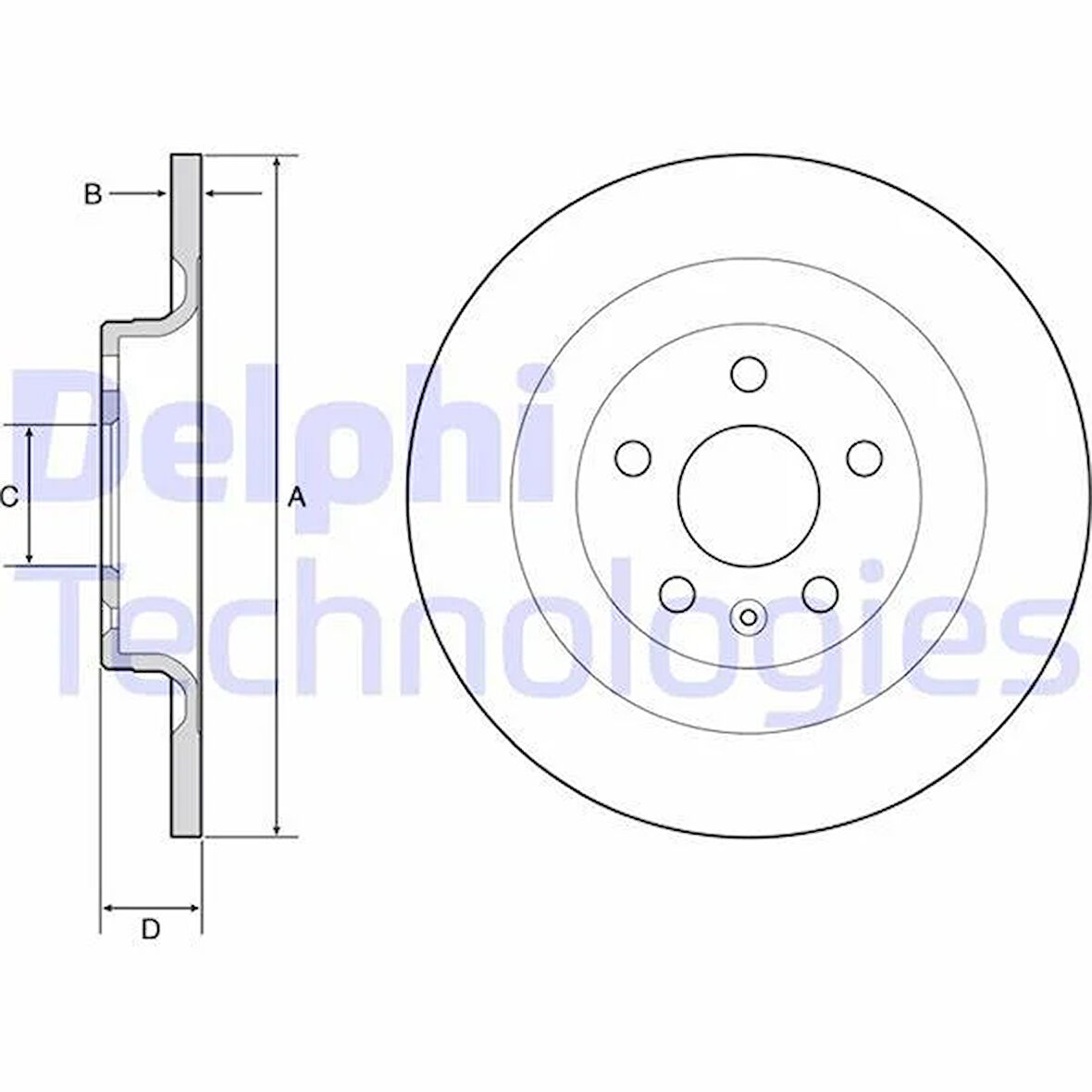 ARKA FREN AYNASI VOLVO S60 III-19 V60 18 V90 16 XC60 17 S90 16 302x5DL 16 İNÇ