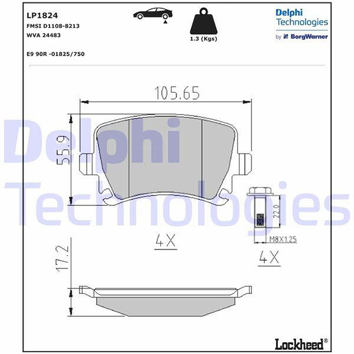 ARKA BALATA PASSAT-CC-CADDY-GOLF5-GOLF6-JETTA-A3-A6-LEON-OCTAVIA-SUPERB 04 GDB1622