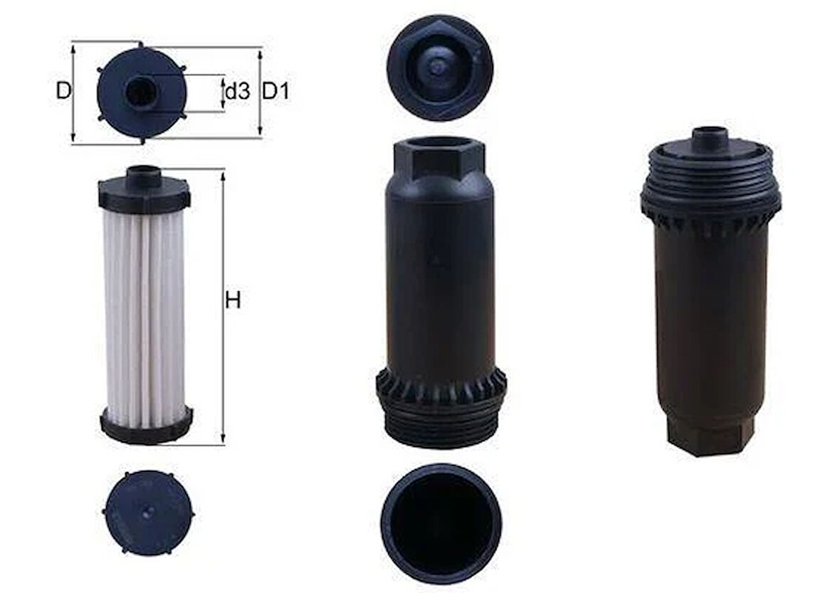 SANZIMAN YAG FILTRESI KIT OTOMATIK MONDEO IV CA2 07 14 S-MAX 09 KUGA 08 GALAXY 06 15 2.0 TDCI VOLVO S40 II 2 04 10 S60 II 10 15 S80 II 08 2.0 V40 1.6 D2 T4 D2 V50