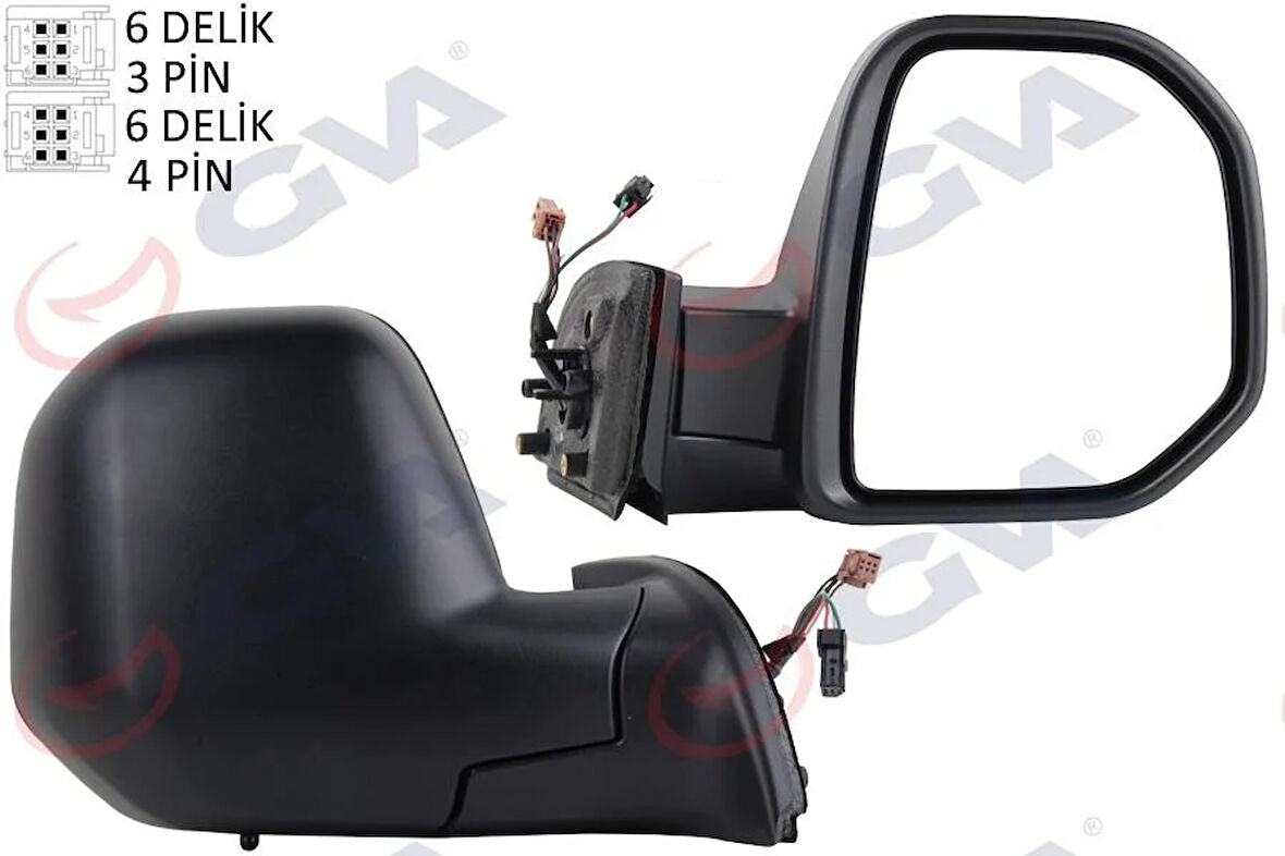 DIŞ DİKİZ AYNASI SAĞ BERLINGO-PARTNER 08 ELEKTRİKLİ ISITMALI SENSÖRLÜ KONVEKS VM-6118EHSR