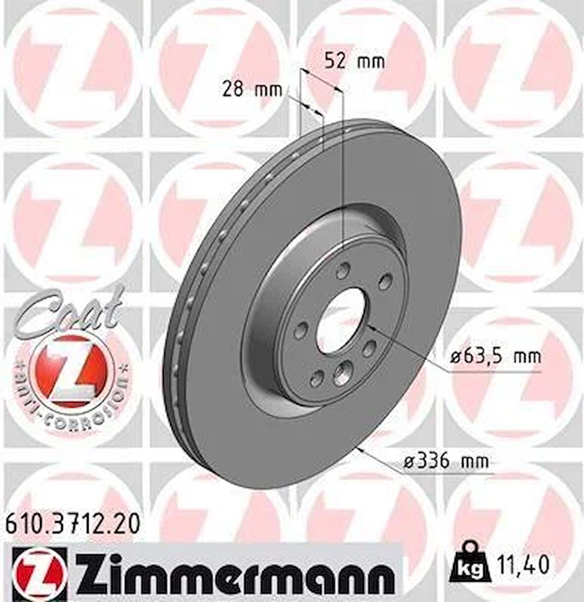 ON FREN DISK AYNASI HAVALI VOLVO S60 II 10 15 S80 II 06 V60 I 11 15 V70 III 07 15 XC70 II 09 15 336cm CAP
