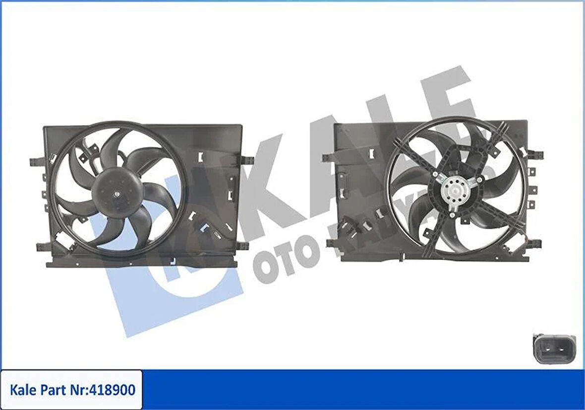 FAN MOTORU DAVLUMBAZLI OPEL CORSA D 06 GRANDE PUNTO 06 1.0-1.2-1.4 XE-XEP 130W-390mm KLİMASIZ ARAÇLAR