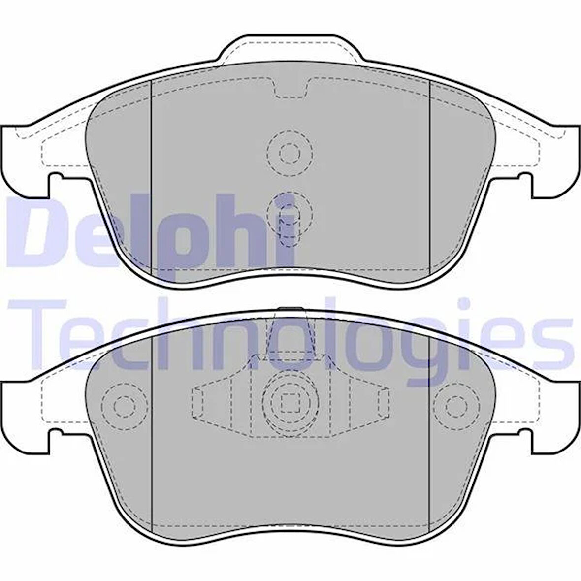 ÖN FREN BALATASI RENAULT GRAND SC NIC III 09 16 LAGUNA III 07 15 MEGANE III 09 15 K:17.1MM Y:68MM