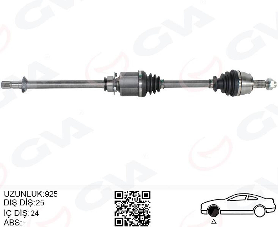 KOMPLE AKS SOL LINEA 1.3 MTJ 07- 90HP MİLSİZ