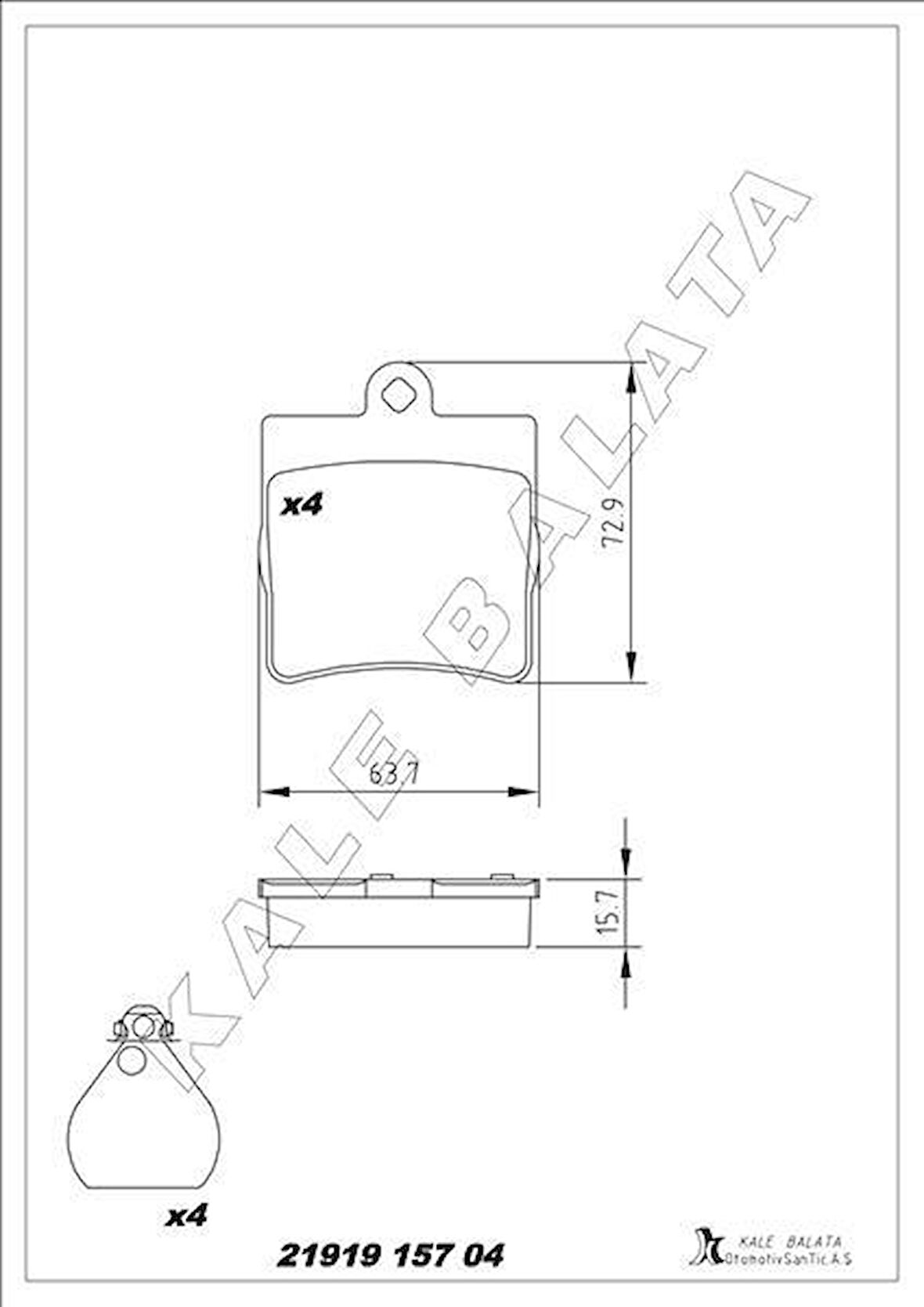 BALATA ARKA CROSSFIRE-CROSSFIRE ROADSTER 03-08