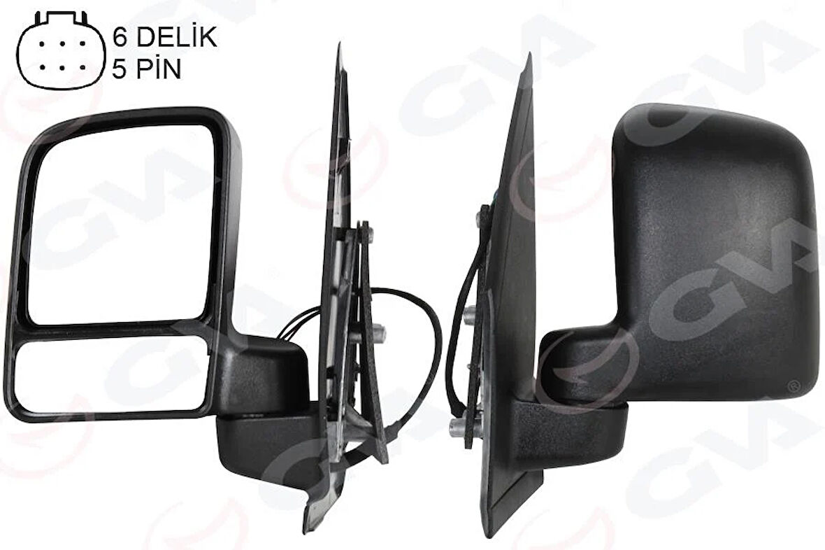DIŞ DİKİZ AYNASI ELEKTRİKLİ ISITMALI ÇİFT CAM SOL CONNECT 02-08 VM-6311EHL