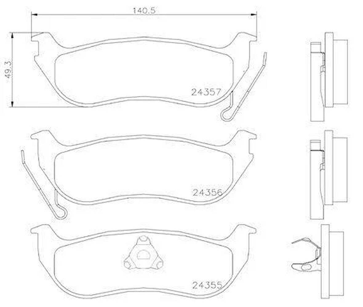 ARKA BALATA CHEROKEE 2.4 2.5CRD 2.8CRD 3.7 V6 WRANGLER 2.4 3.8 4.0 01-08