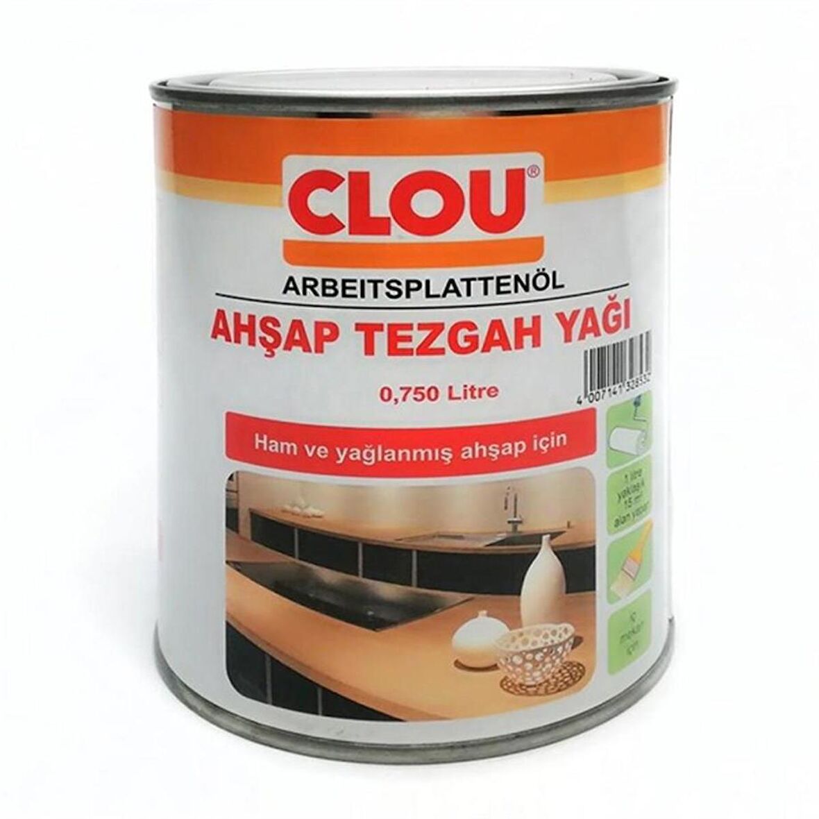 CLOU 30763.00000 Ahşap Tezgah Yağı 750ml