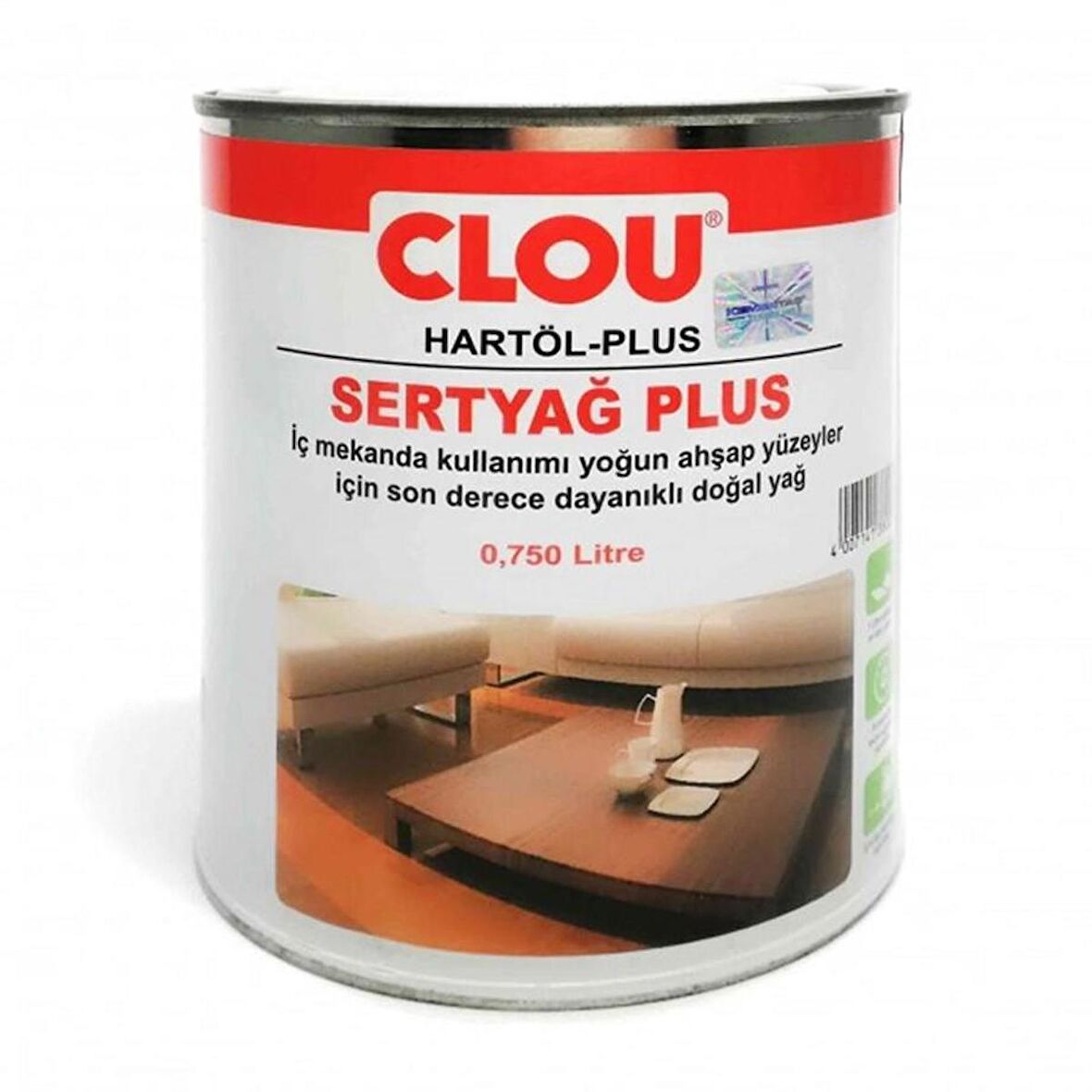 CLOU 30758.00000 Ahşap Sert Yağ Plus 750ml