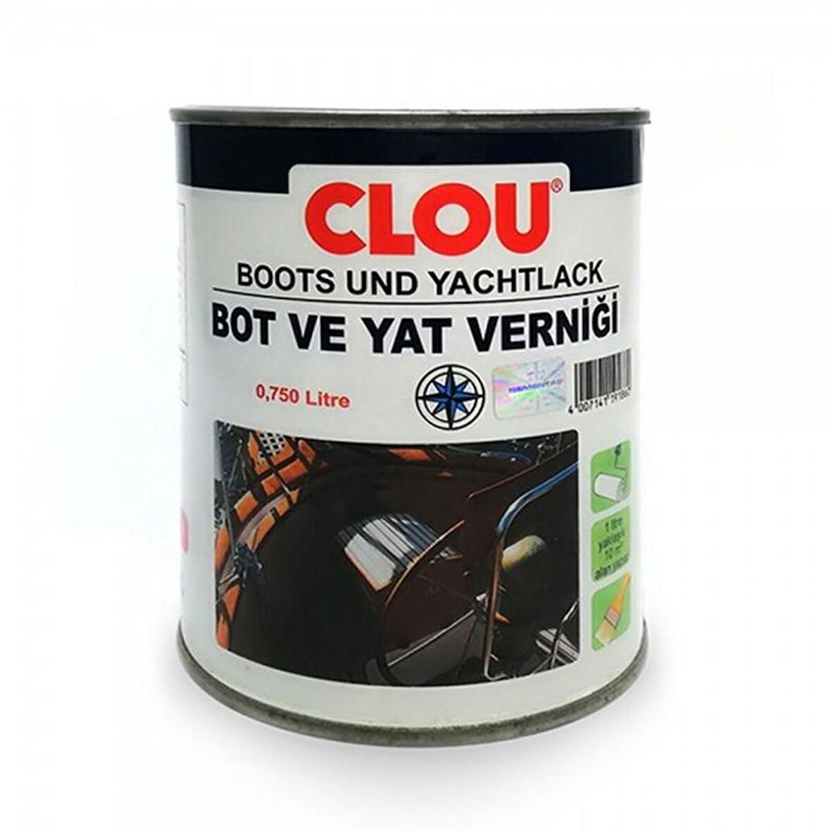 CLOU 30777.00000 Bot ve Yat Verniği  750ml