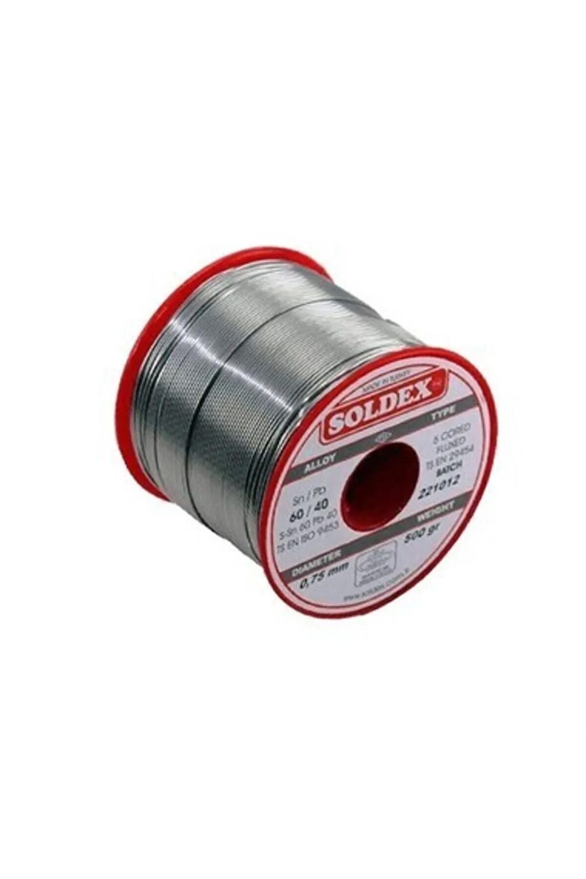 0.75mm 500gr Soldex Lehim Teli (%60 Kalay / %40 Kurşun)