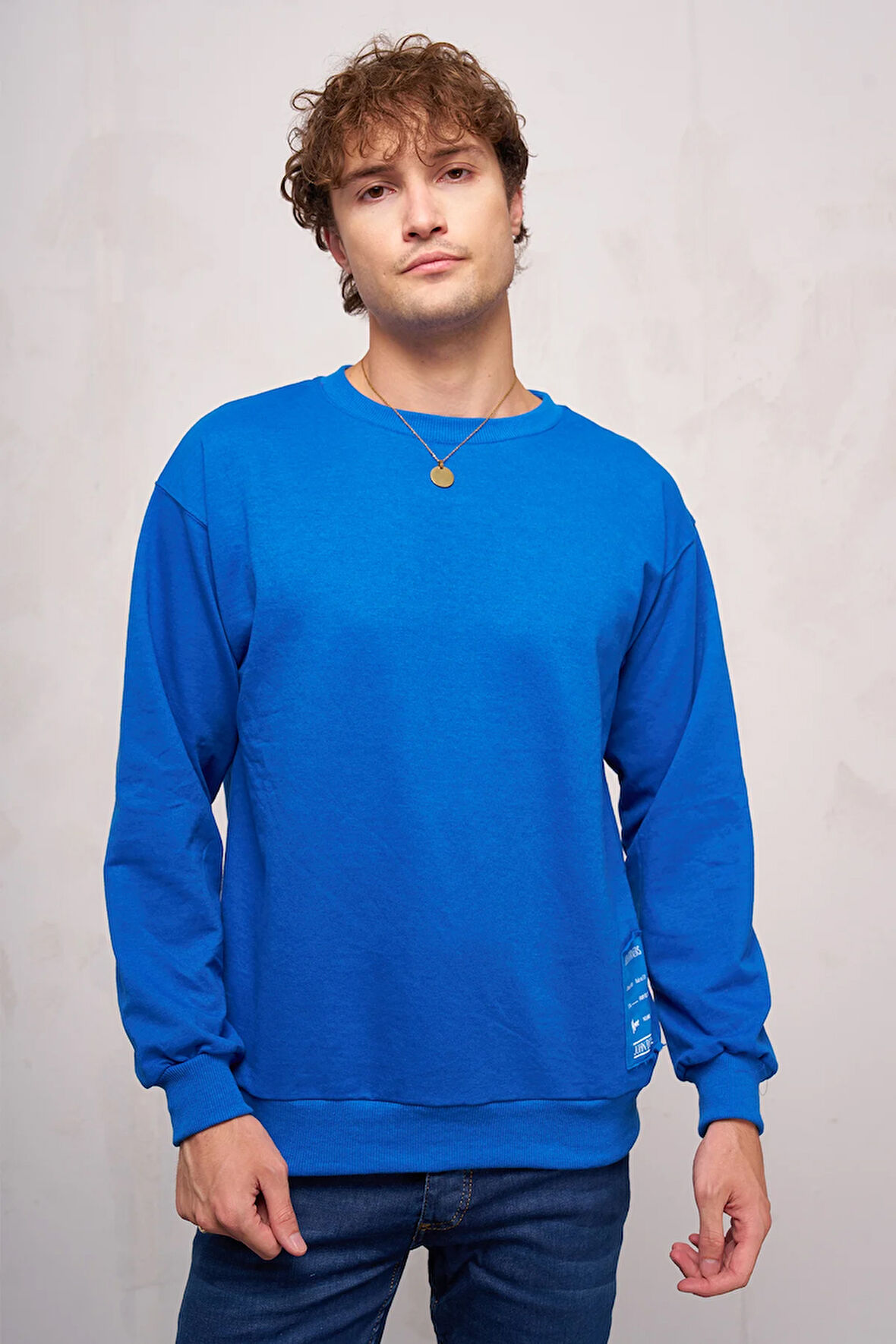 Erkek O Yaka Lıfe Style Sweatshirt