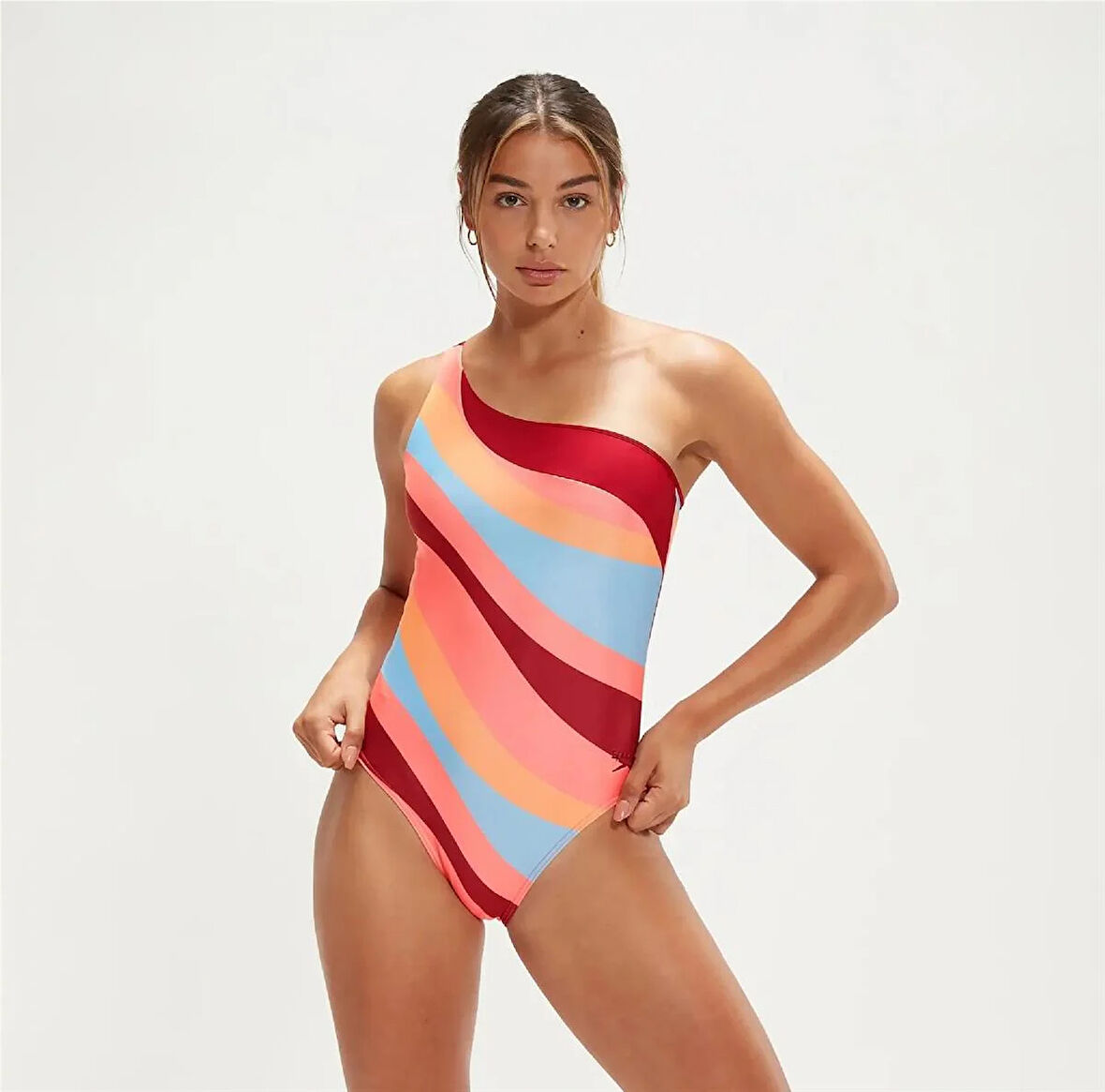 Speedo Asimetrik Kesim Kadın Mayo