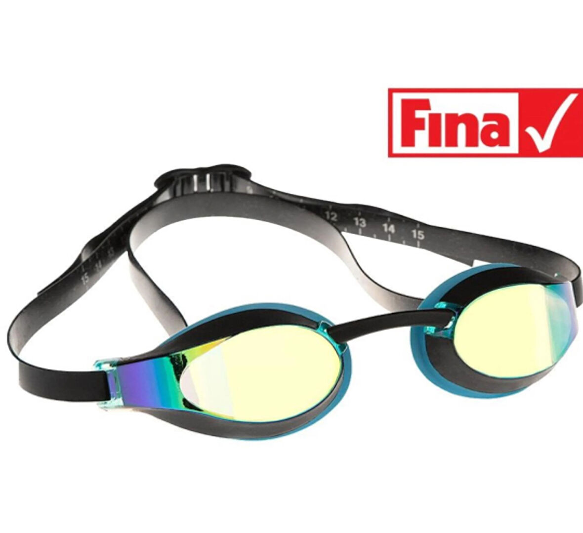 Mad Wave Racing goggles X-LOOK rainbow Azure One s