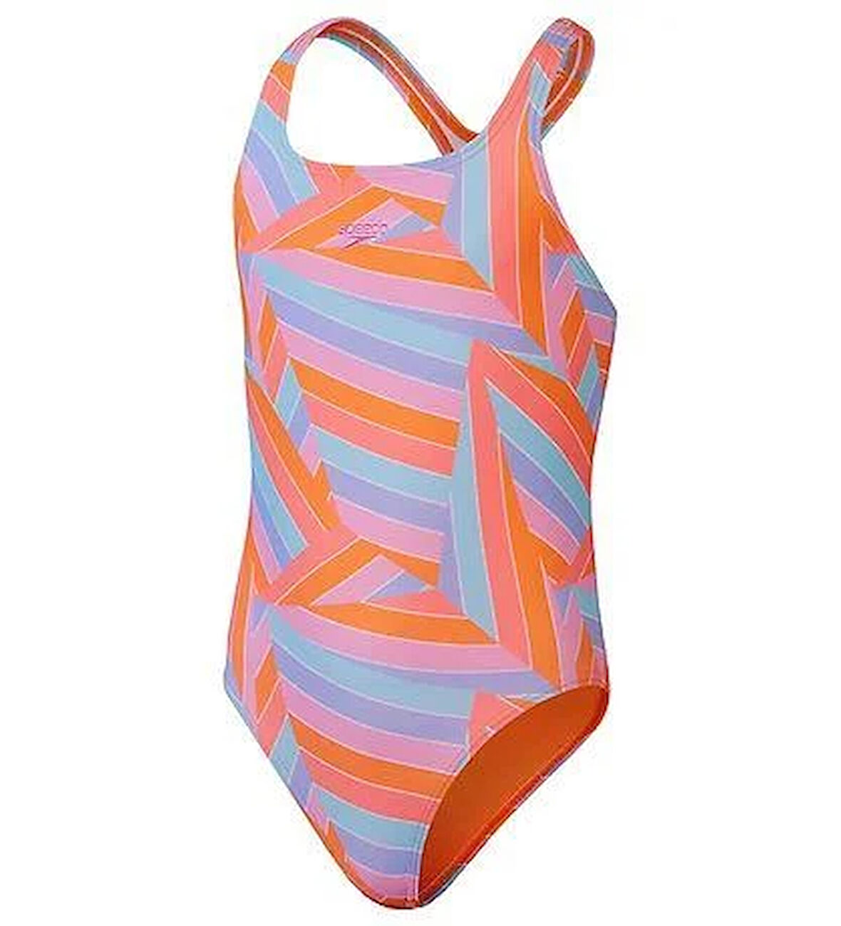Speedo Printed Medalist Kız Çocuk Mayo