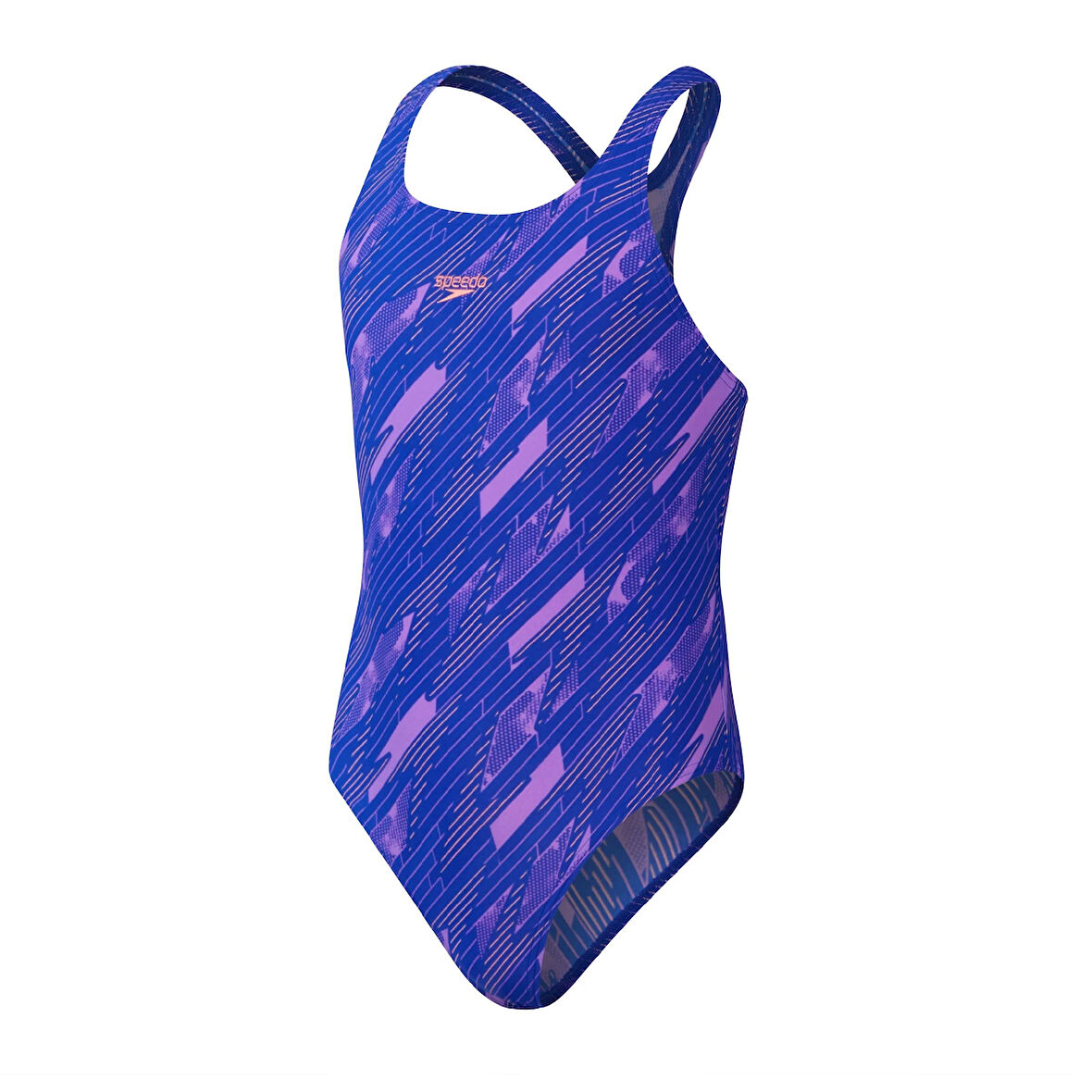 Speedo HyperBoom Allover Medalist Kız Çocuk Mayo