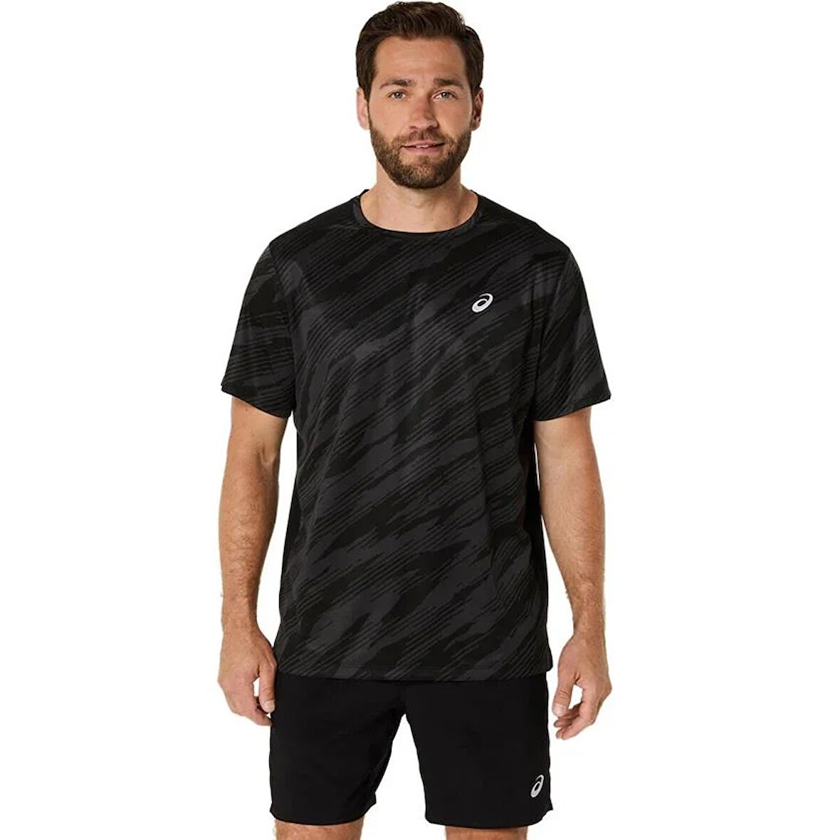 Ascis Core All Over Print Ss Top Erkek Tişört