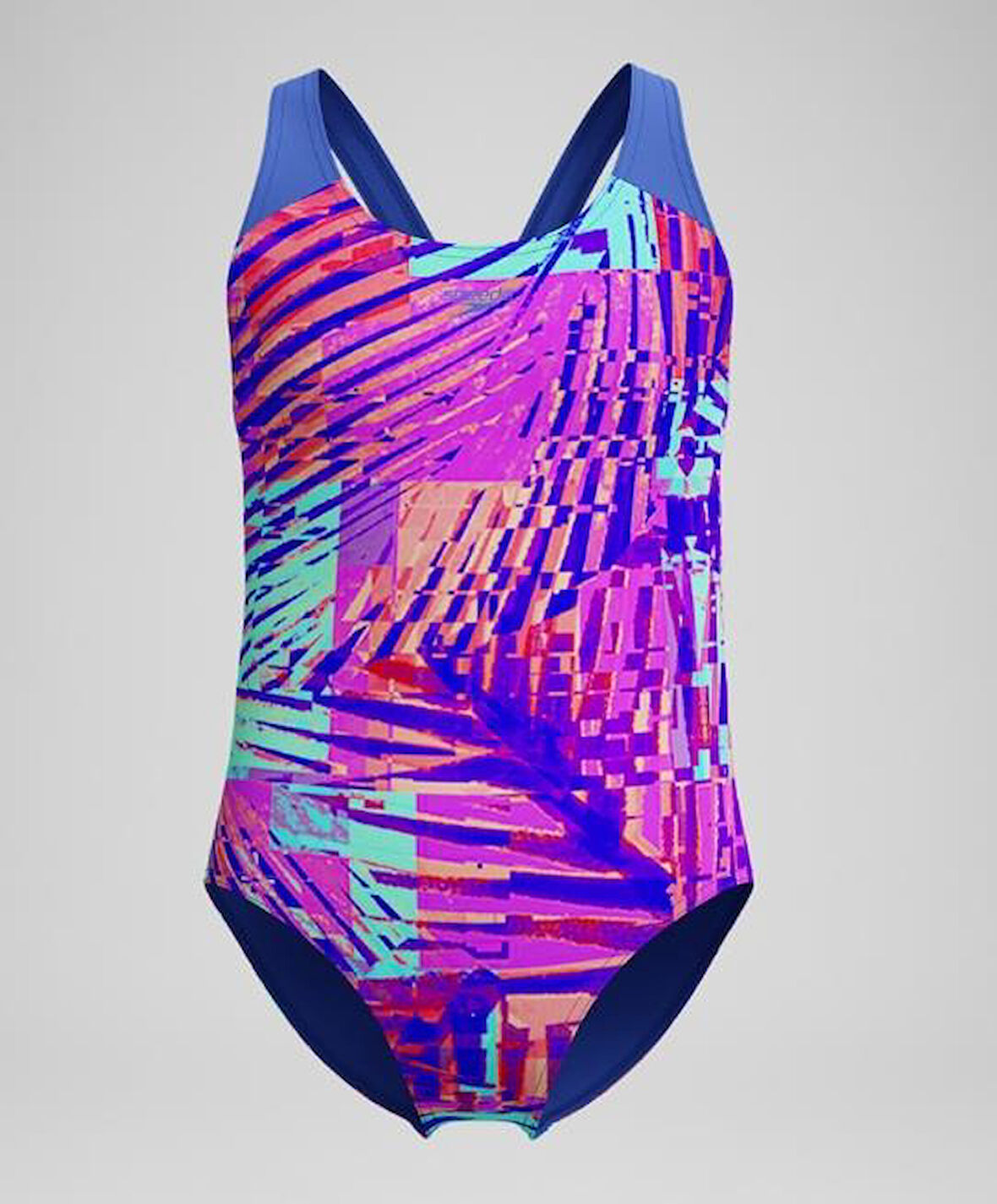 Speedo Digital Printed Splashback Kız Çocuk Mayo