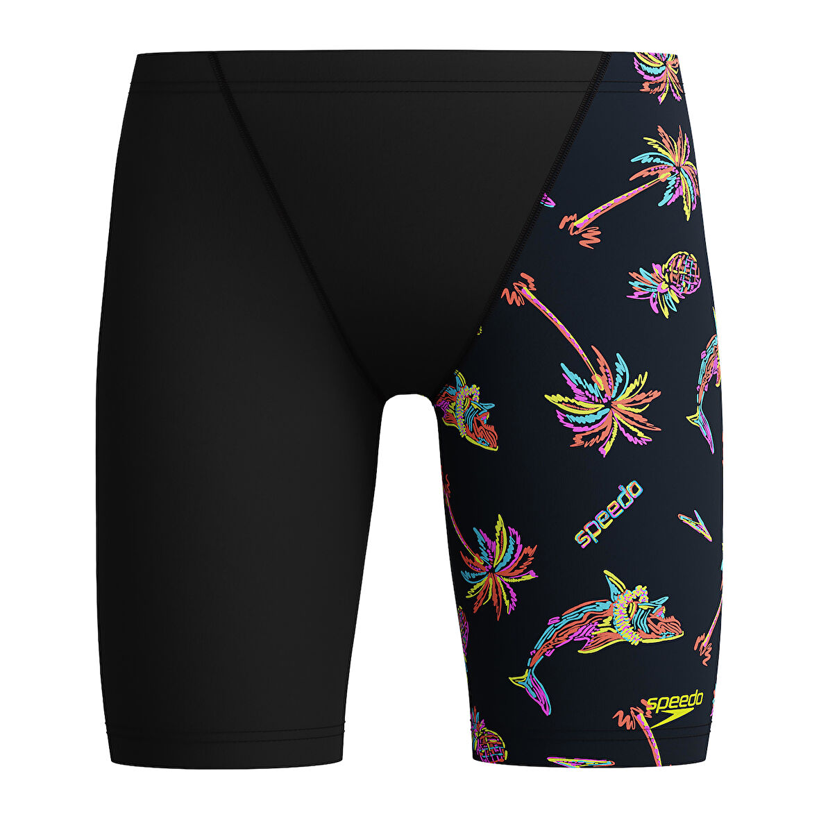 Speedo Printed V-Cut Jammer Erkek Çocuk Yüzücü Mayosu