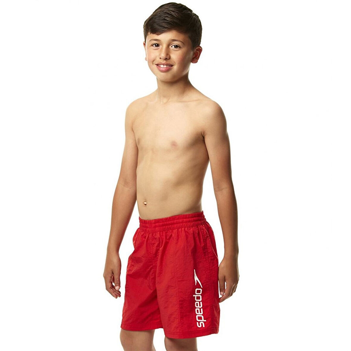 Speedo Challenge Erkek Çocuk Şort Mayo - Kırmızı