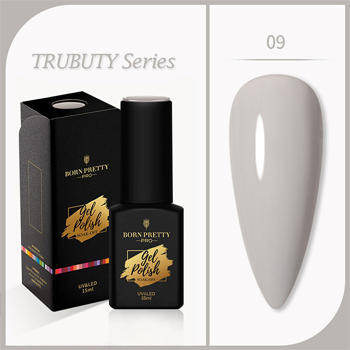 Born Pretty Trubuty Serisi Kalıcı oje 15 ml 09 (52184-09)