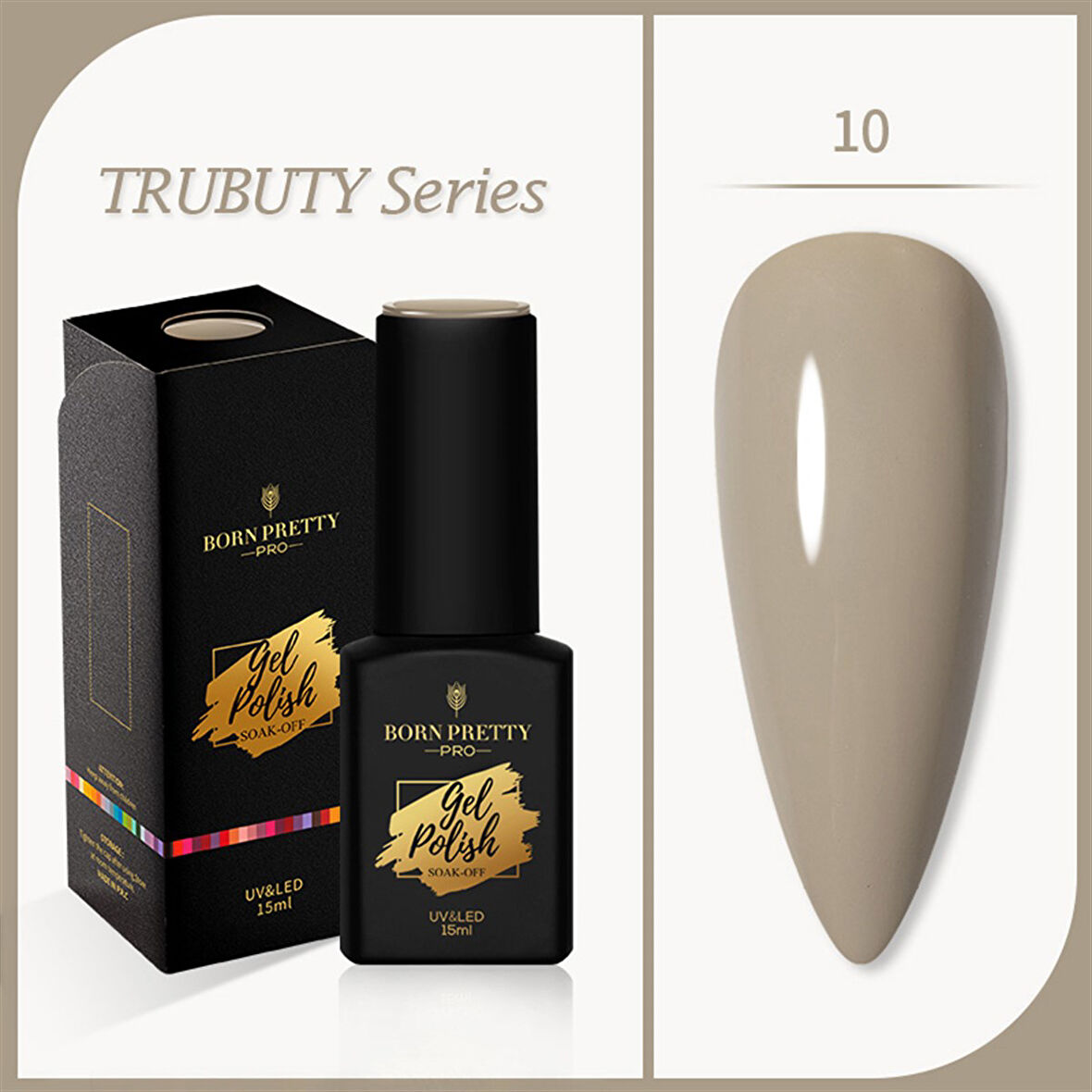Born Pretty Trubuty Serisi Kalıcı oje 15 ml 10 (52184-10)